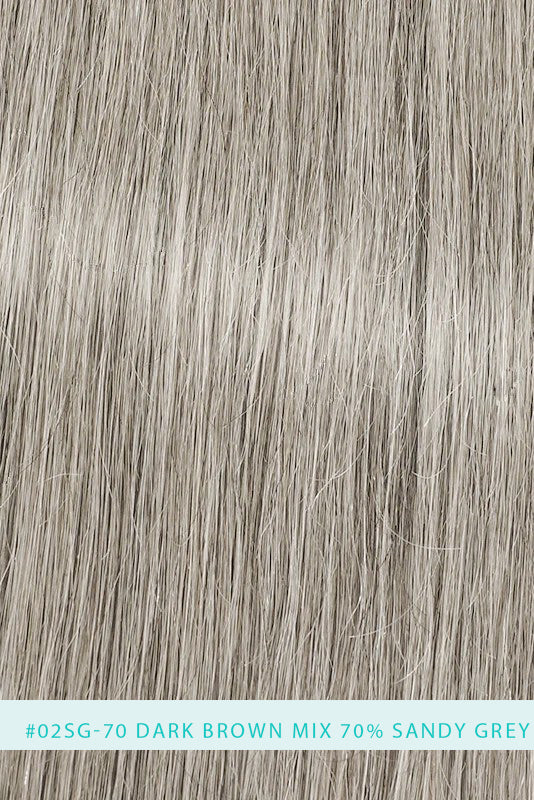 Topper de Cabello Humano Remy con Base de Seda Flavia-B1