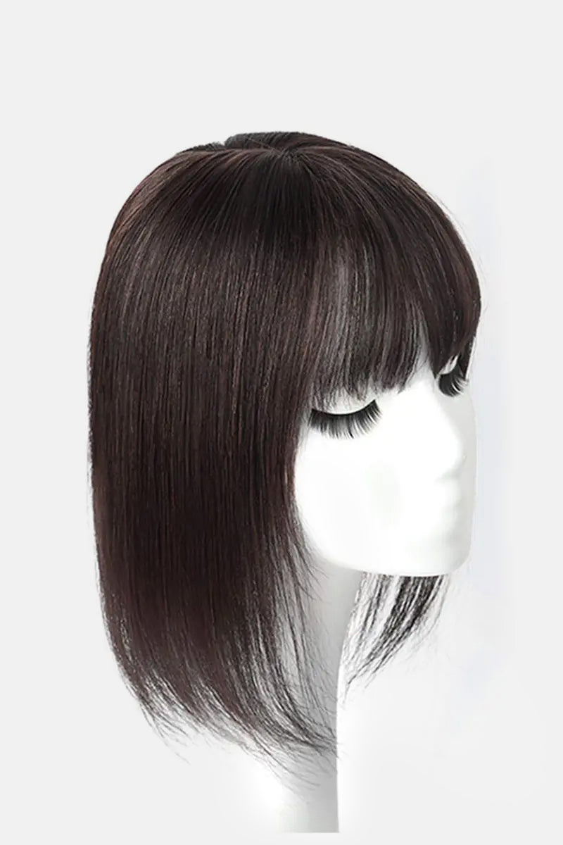 Topper de Cabello Humano Remy con Base de Seda Flavia-B1