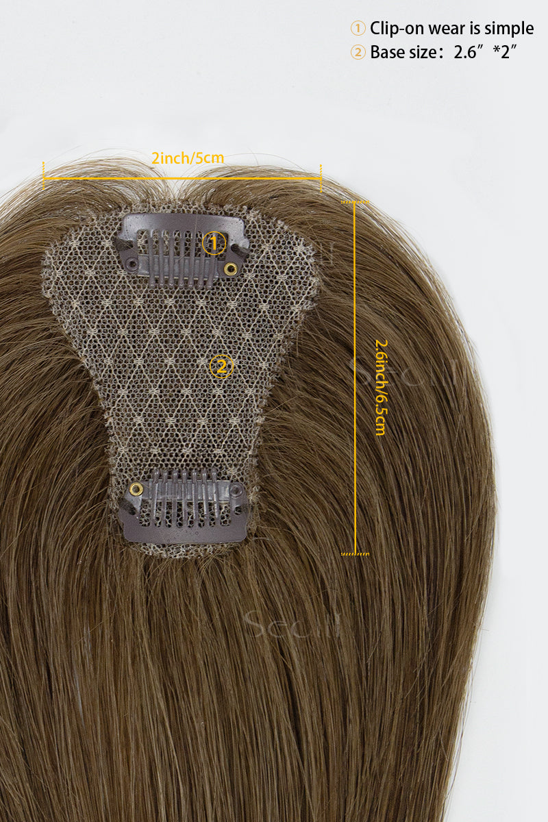 Magic Pixie Topper Medium Ash Brown