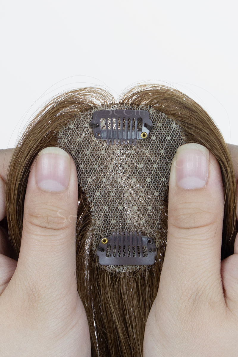 Magic Pixie Topper Medium Ash Brown