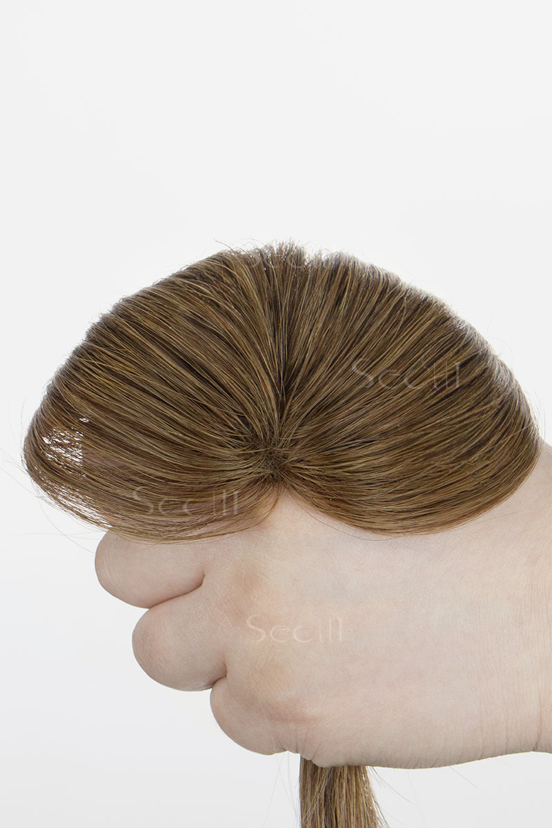 Magic Pixie Topper Medium Ash Brown