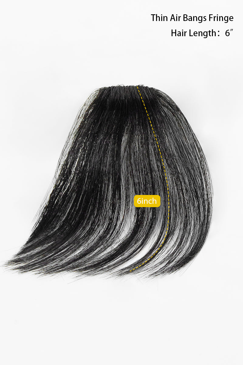 Annie Handmade Human Hair Bangs – No Temple