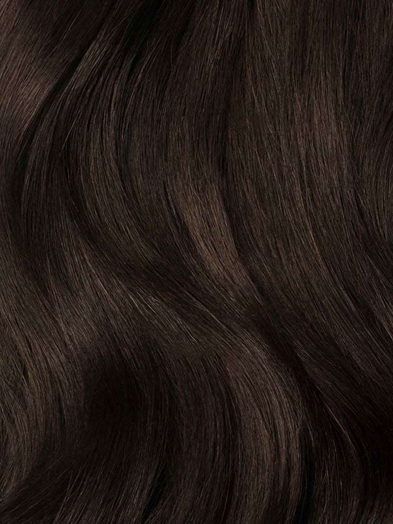 Dolly Halo Clips in Hair Extensions Natural Black