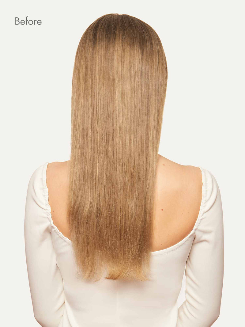 Dolly Halo Clips en Extensiones de Cabello Marrón Macho