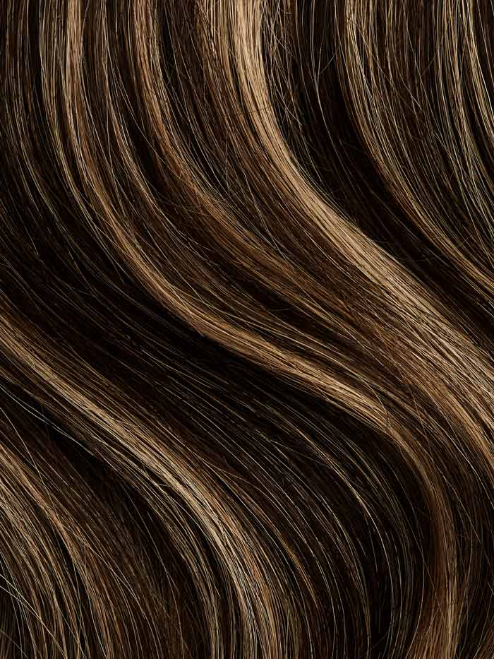 Dolly Halo Clips en Extensiones de Cabello Marrón Macho