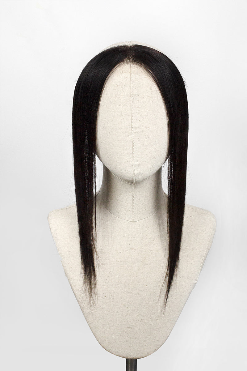Seully Hair Hairline Topper: Breathable Lace|Halo Wire|Natural Look Natural Black