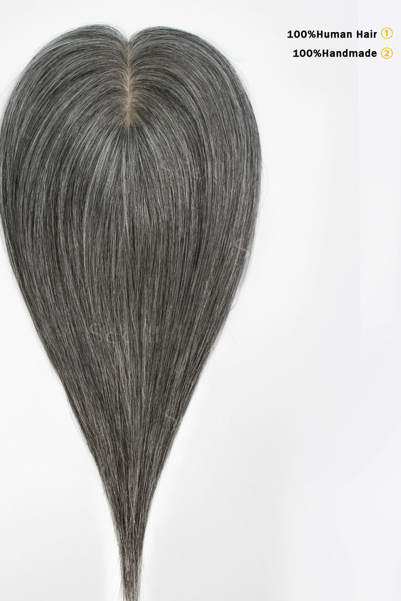 Topper de Cabello Humano Remy con Base de Seda Flavia |