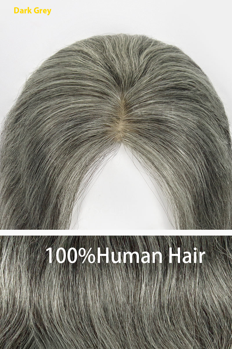 Flavia-C02 Wave Curly Human Hair Toppers