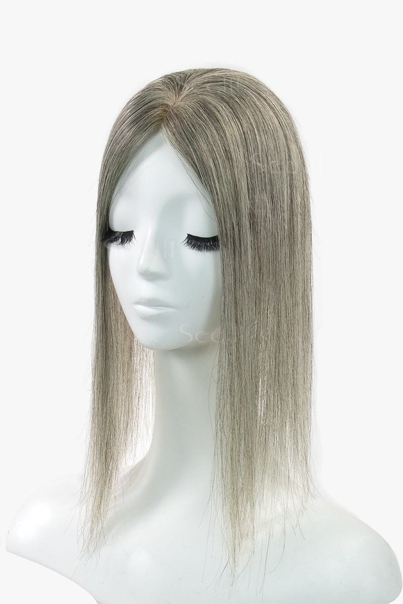 Flavia Silk Top Remy Cabelo Humano Topper