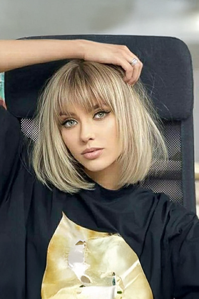 Lucia Glueless Full Lace Human Hair Bob Wig