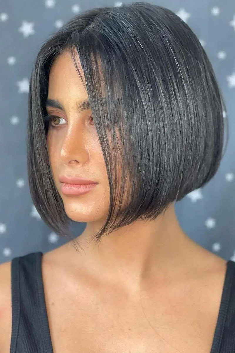 Luna Glueless Full Lace Human Hair Bob Wig