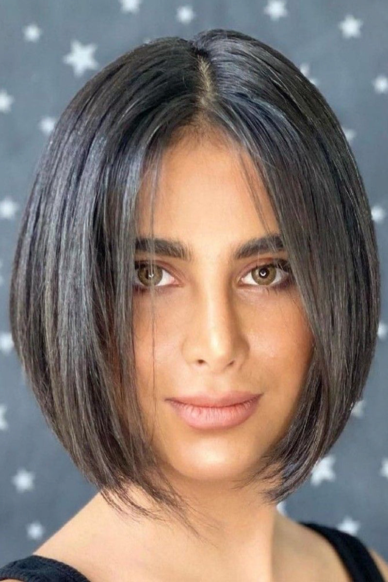 Luna Glueless Full Lace Human Hair Bob Wig