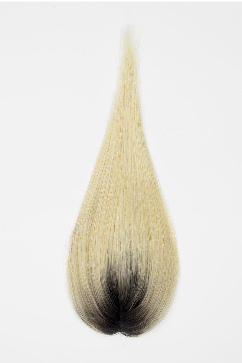 Magic Pixie Topper Natural Black Roots with Lightest Blonde