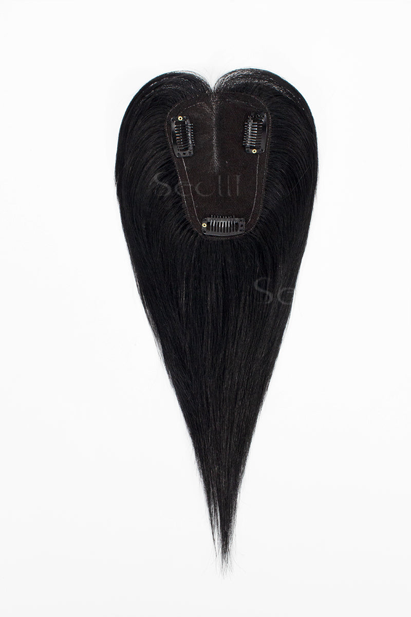 Mona Hair Topper Dark Black