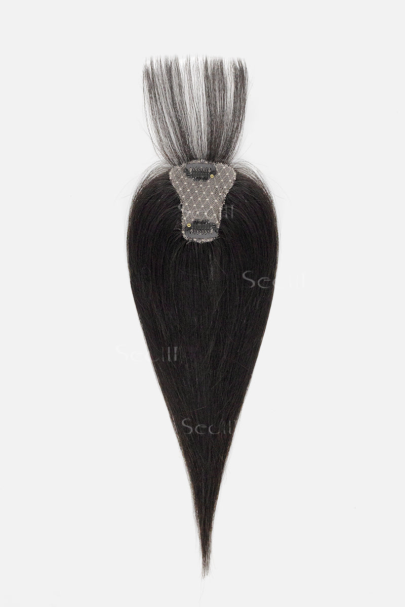 Magic Pixie Topper with Bangs Natural Black