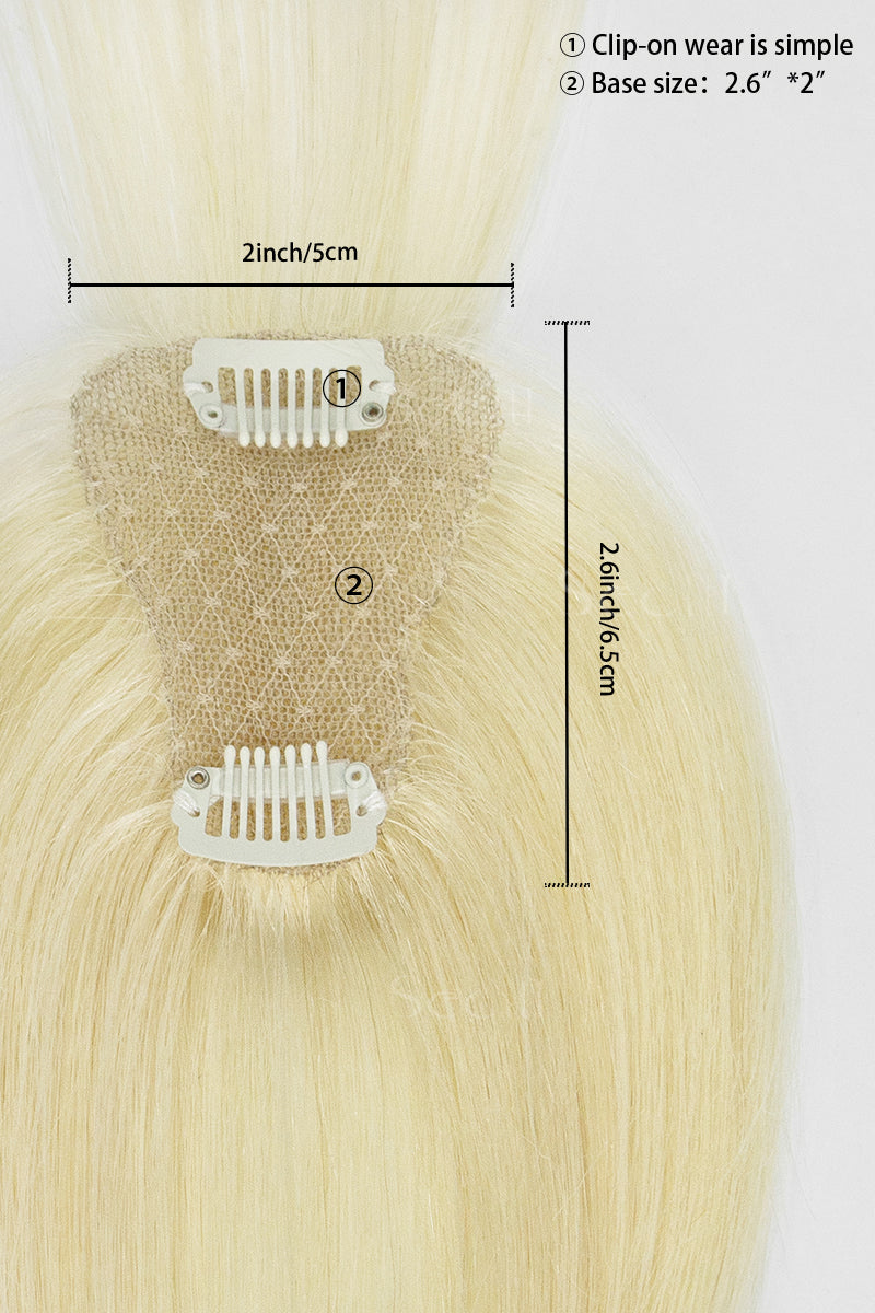 Magic Pixie Topper with Bangs Lightest Blonde