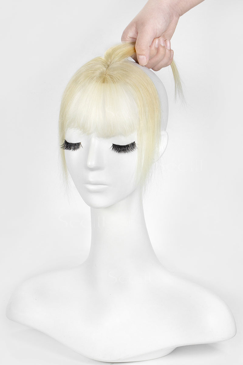 Magic Pixie Topper with Bangs Lightest Blonde