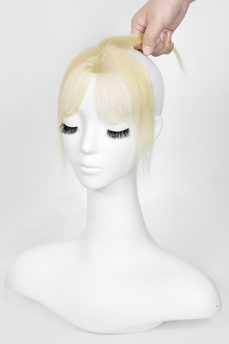 Magic Pixie Topper with Bangs Lightest Blonde