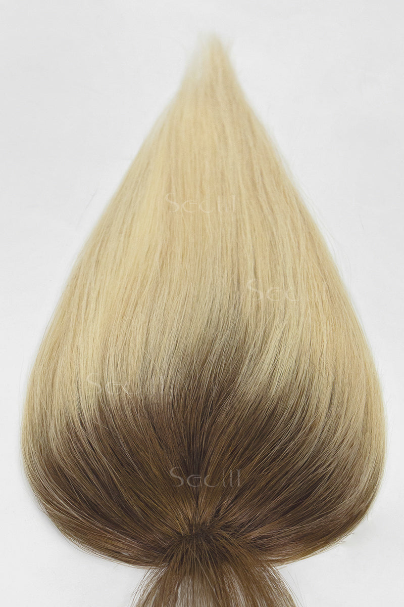 Magic Pixie Topper with Bangs Light Blonde with Highlights