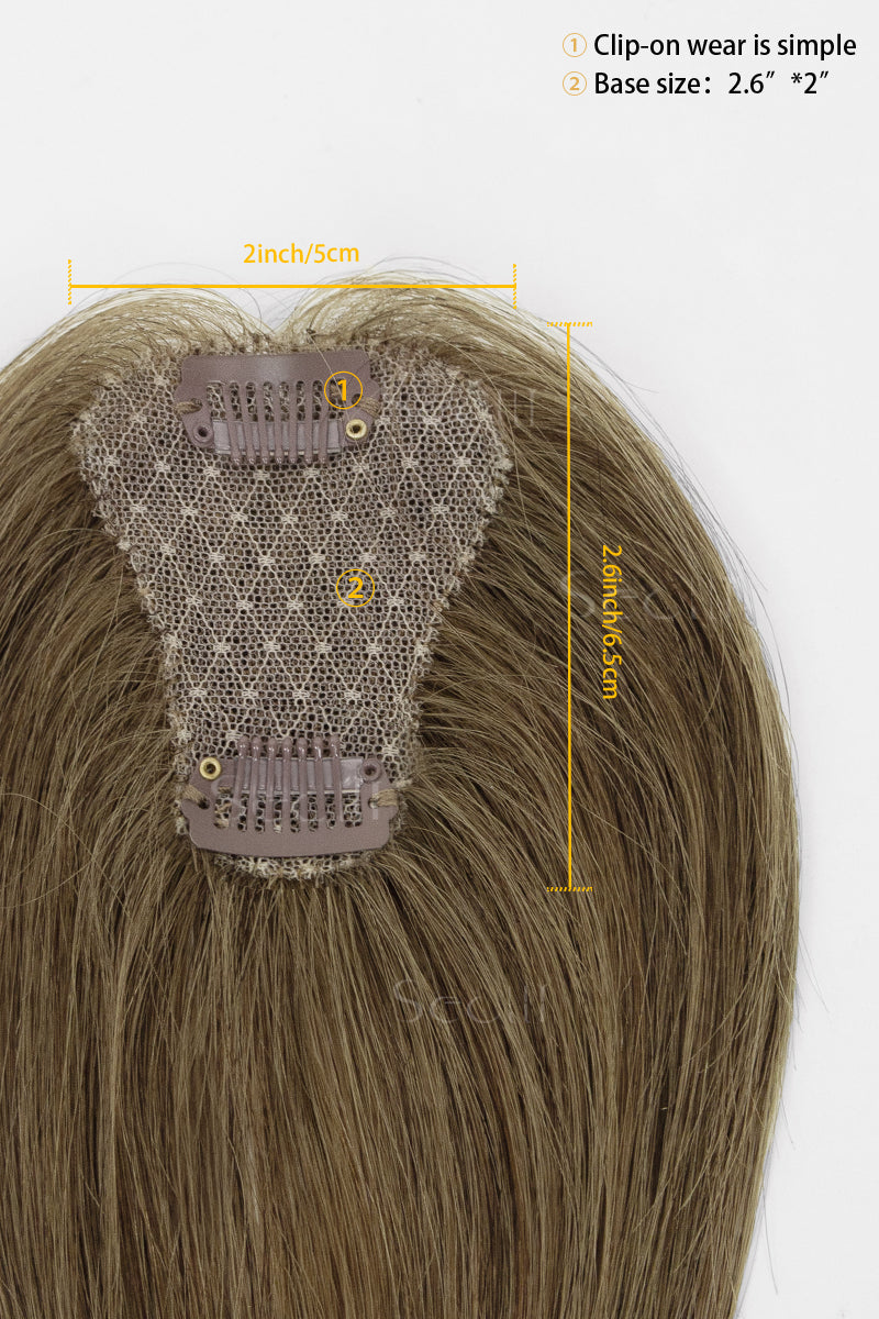 Magic Pixie Topper Light Chestnut Brown