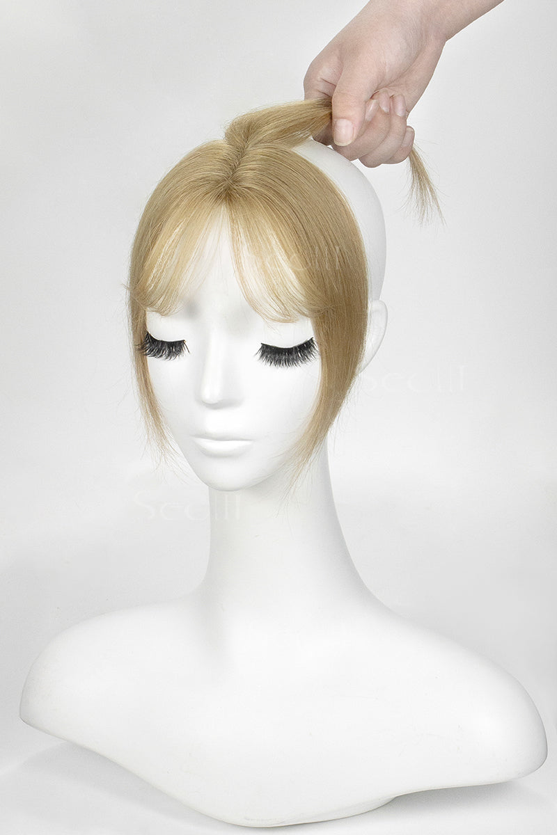 Magic Pixie Topper with Bangs Dark Blonde