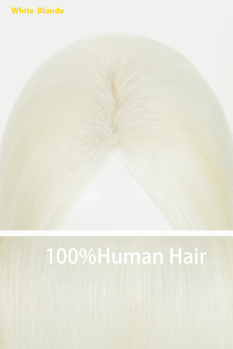 Magic Pixie Human Hair and Handmade Topper