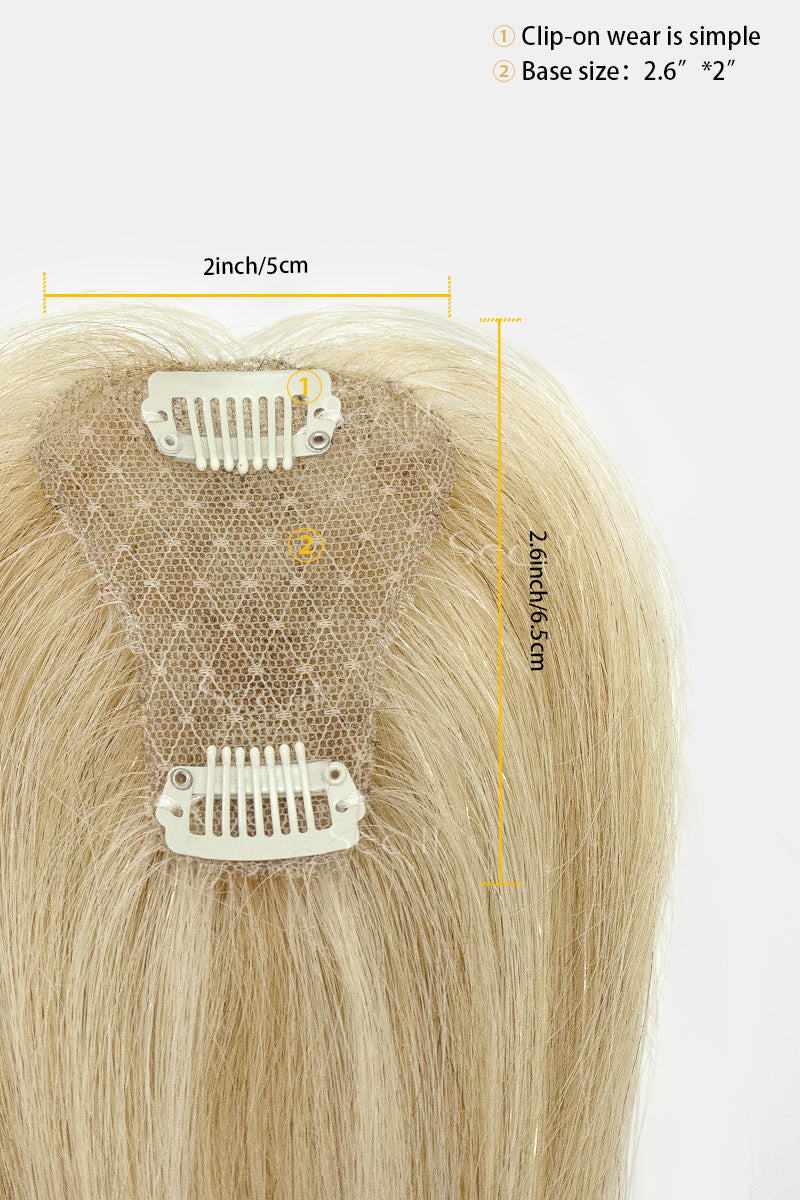 Magic Pixie Hair Topper Warm Blonde With Highlights