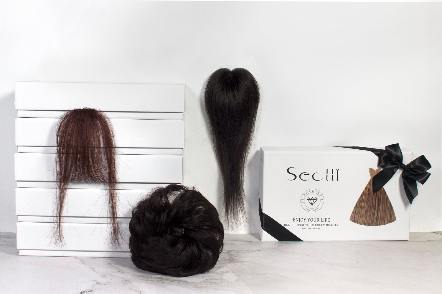 hair topper display