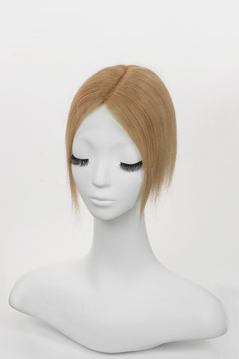 Hera Human Hair Topper Dark Blonde
