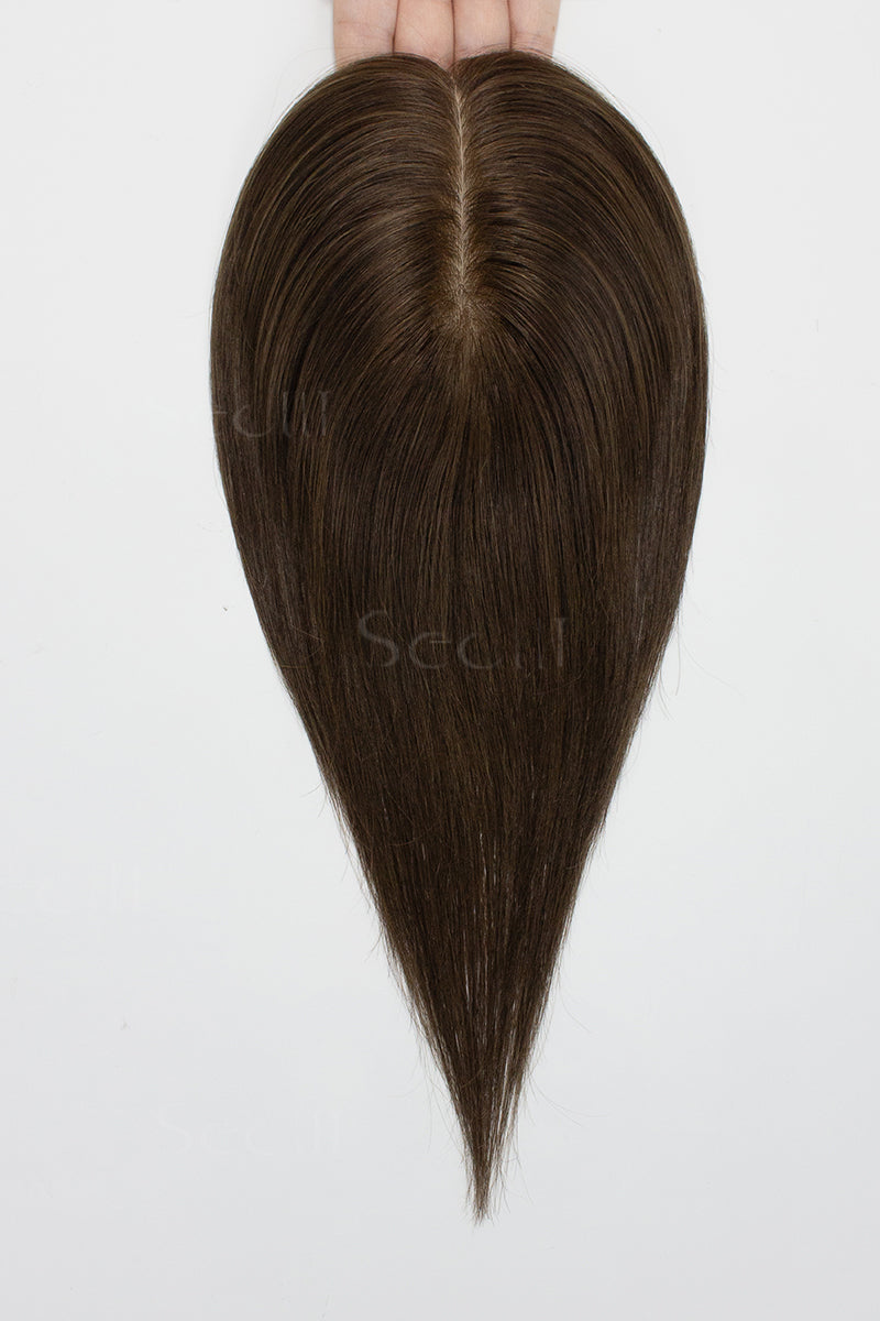 Hera Human Hair Topper Chocolate Brown