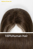 magic pixie topper medium brown #4