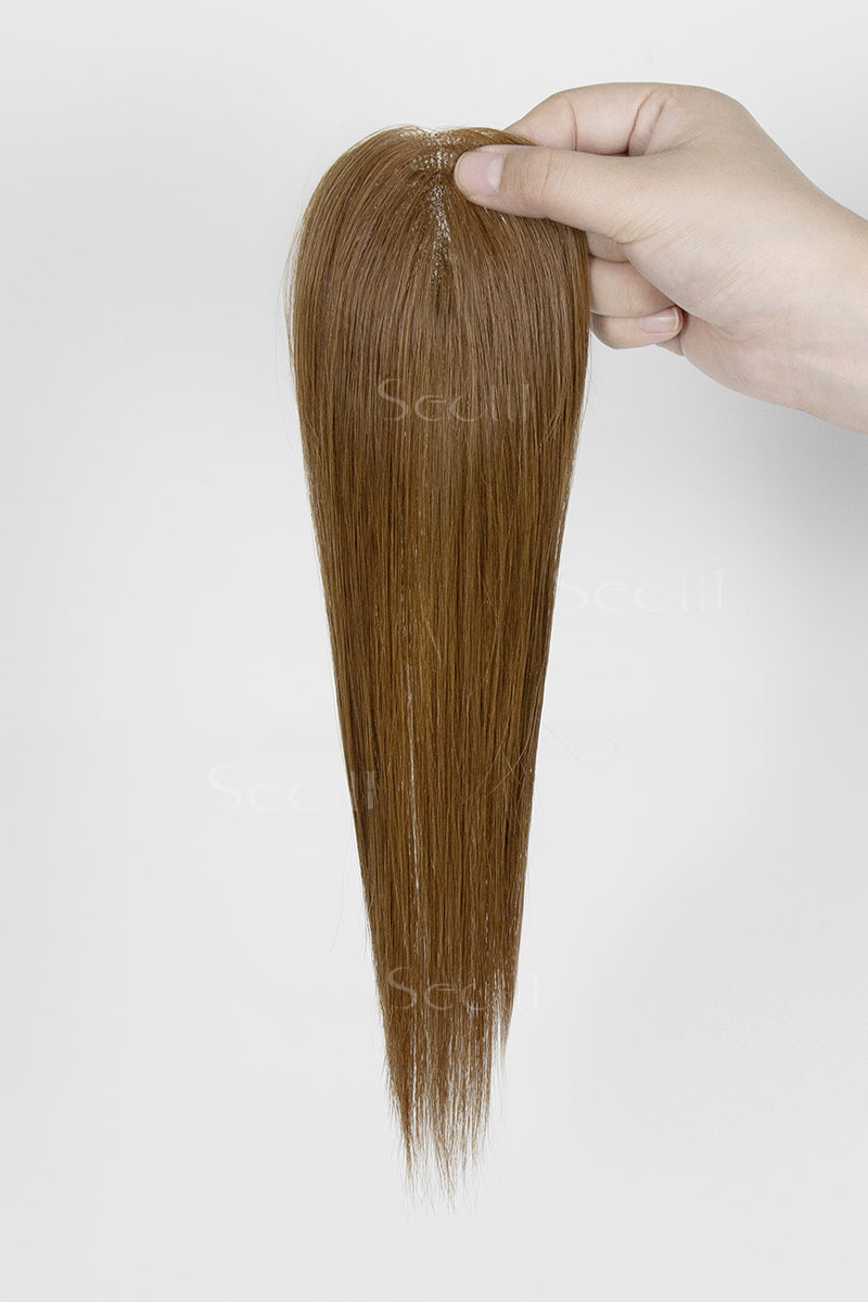 Magic Pixie Topper Light Auburn Brown