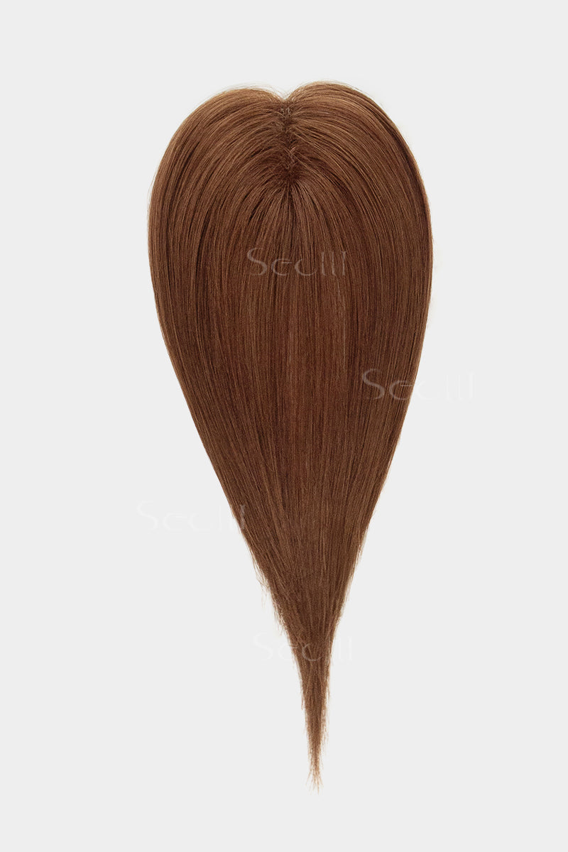 Magic Pixie Topper Dark Auburn Brown