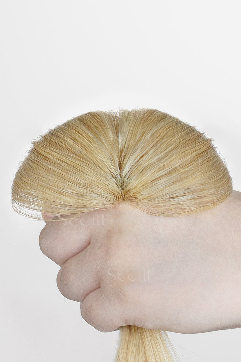 Magic Pixie Hair Topper Warm Blonde With Highlights