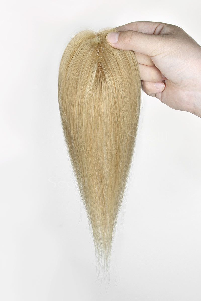 Magic Pixie Hair Topper Warm Blonde With Highlights