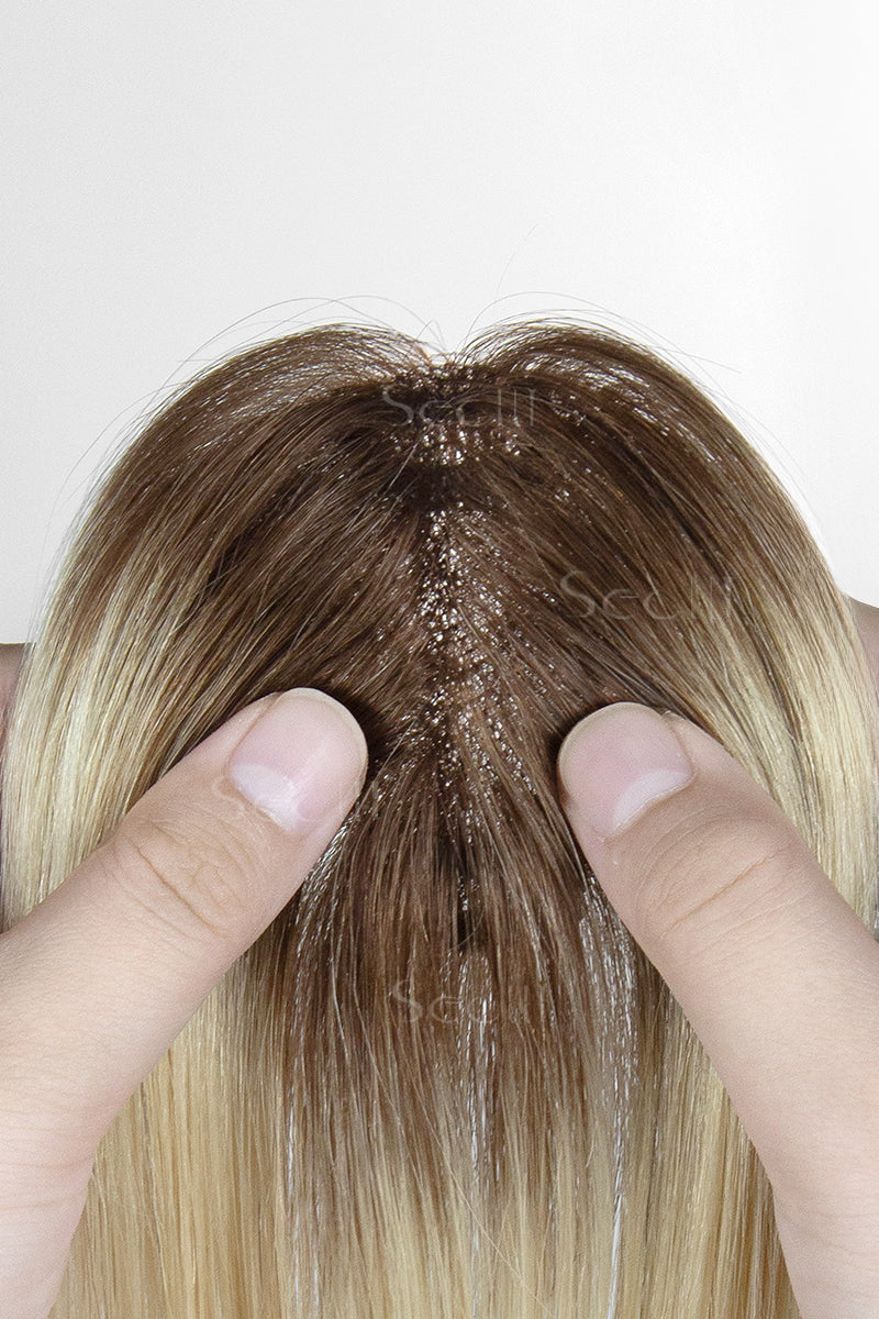 Magic Pixie Topper Light Blonde with Highlights