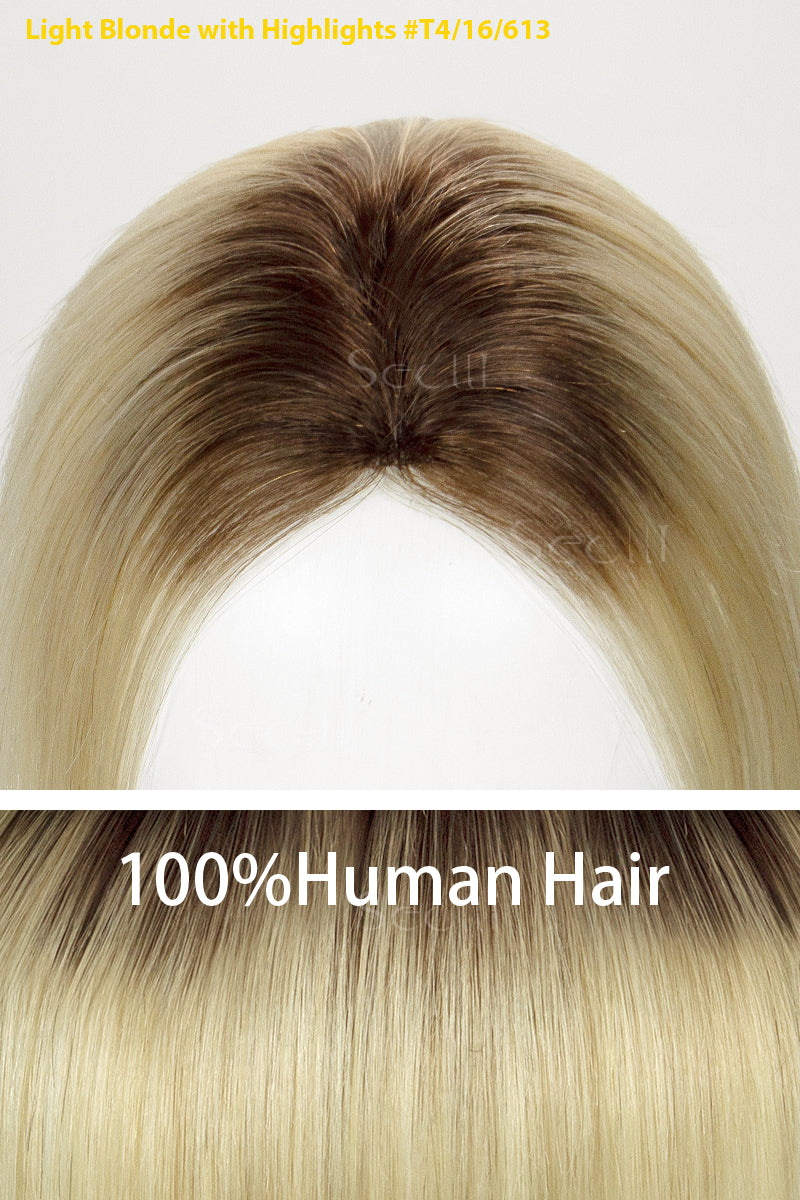 Magic Pixie Topper Light Blonde with Highlights