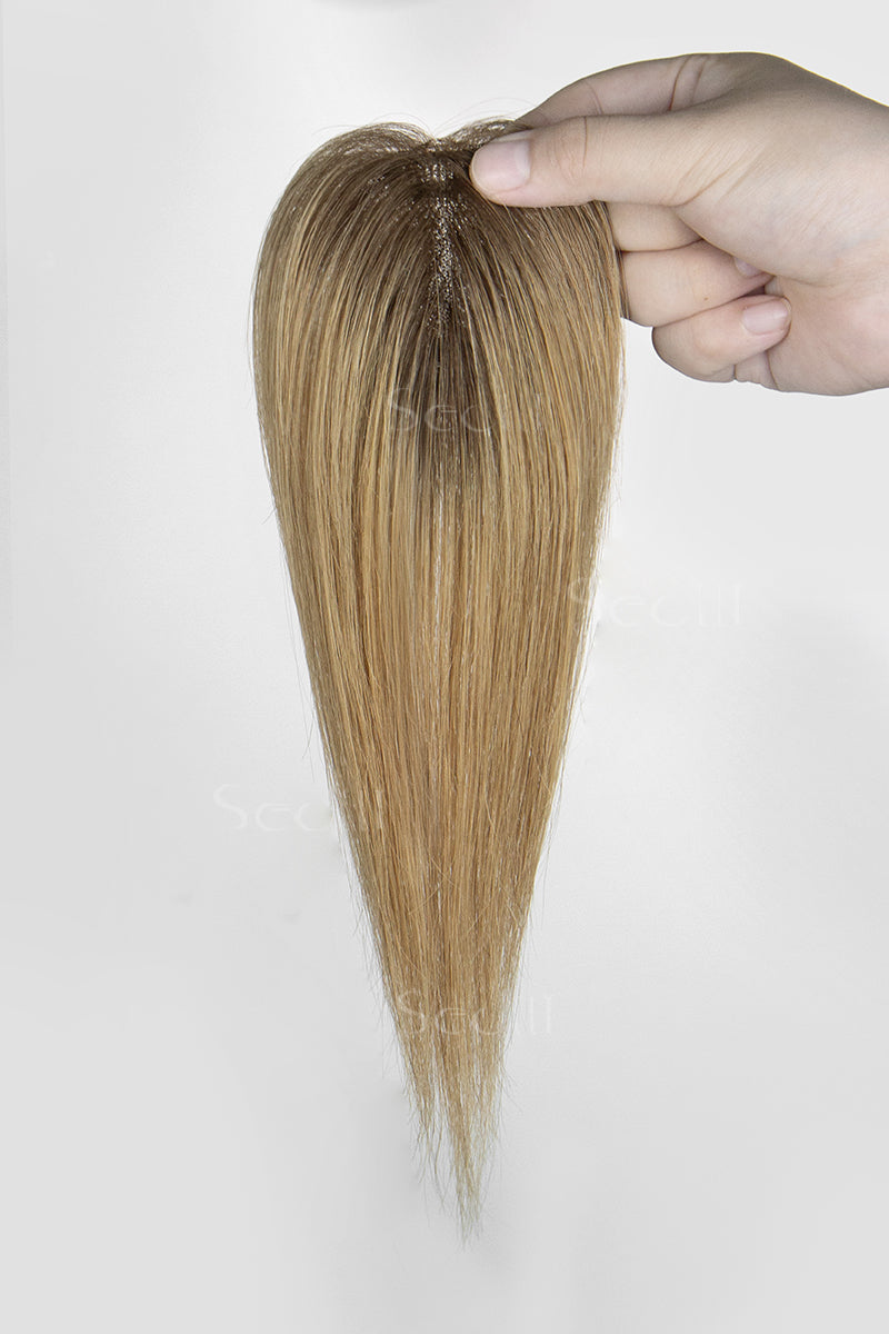Magic Pixie Topper Medium Brown Dark Blonde