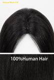 pixie topper natural black #1b