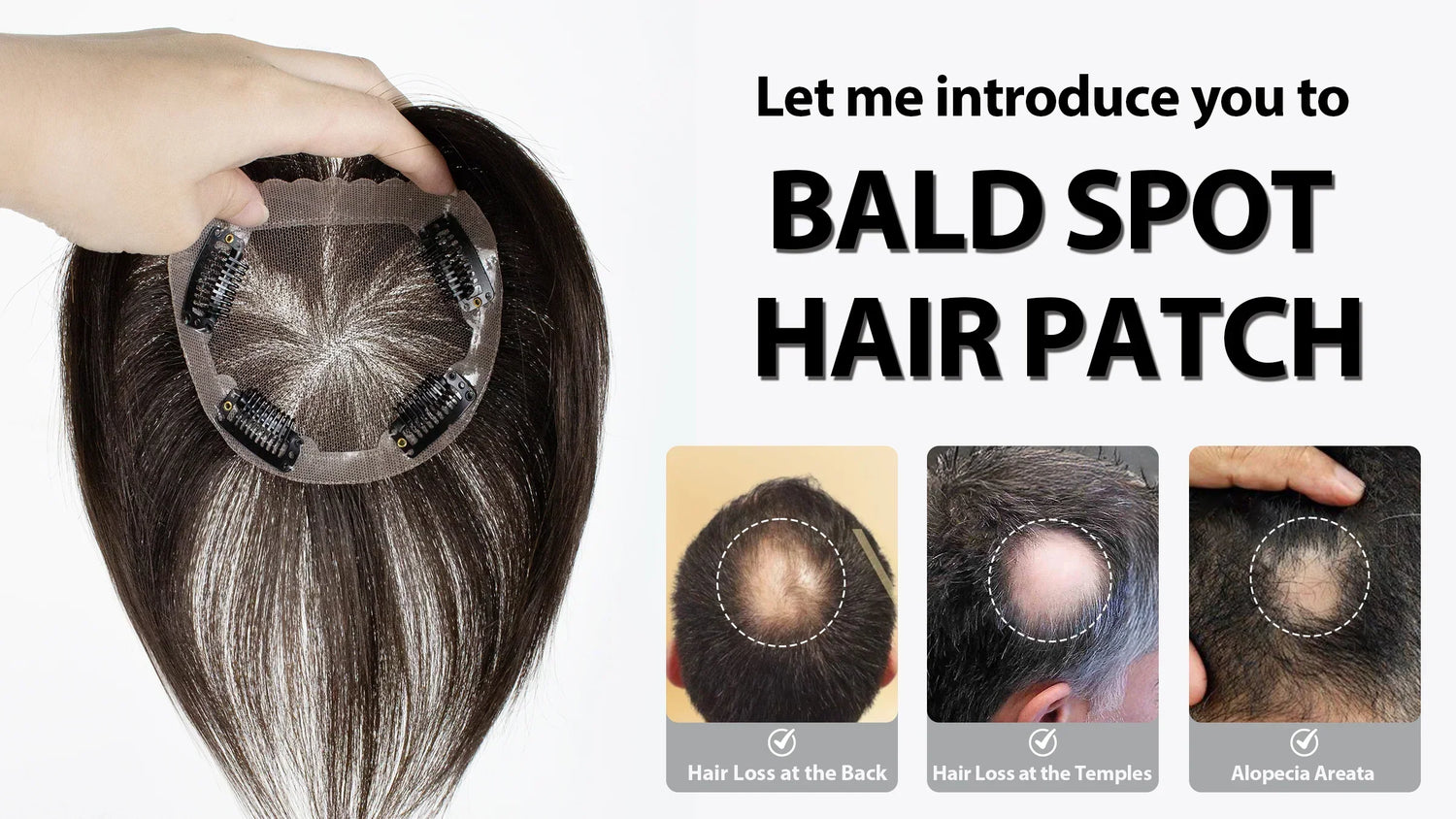 Our Custom Hair Topper: The Perfect Solution for Thinning Hair — For Men & Women