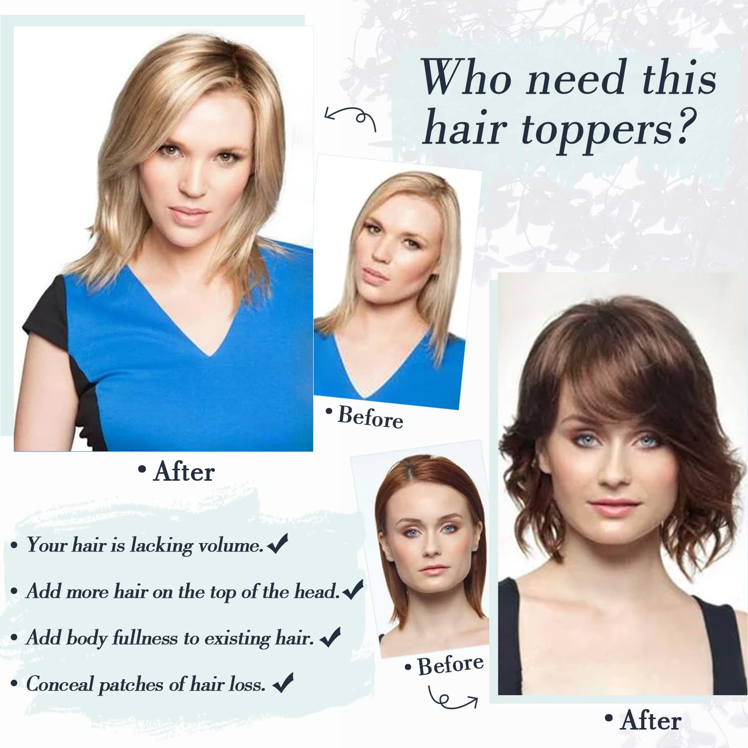 How to choose hair topper
