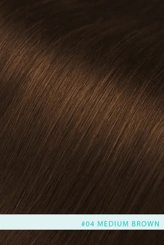 Topper de Cabello Humano Ondulado y Rizado Flavia-C01 con Flequillo