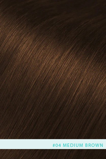 Topper de cabello humano Remy con seda Flavia-B1