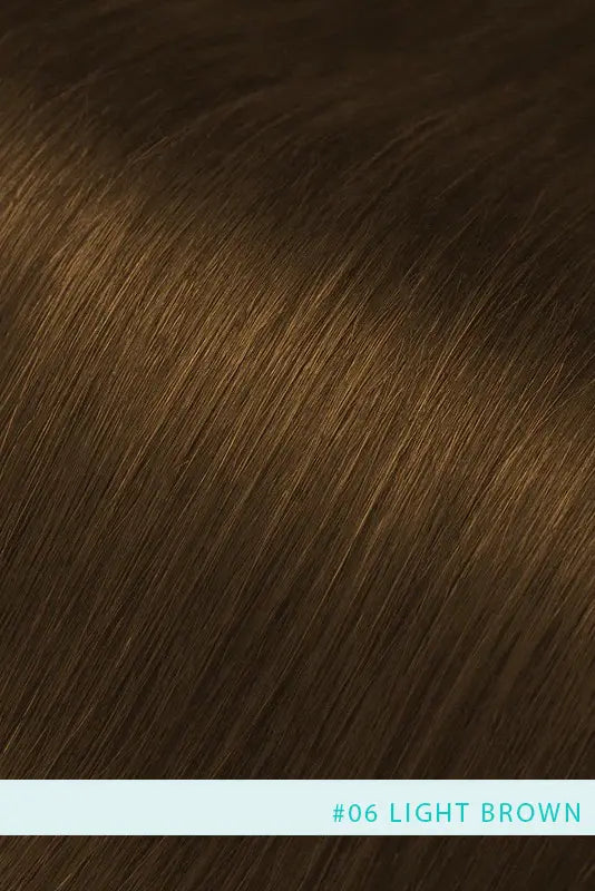 Topper de Cabello Humano Ondulado y Rizado Flavia-C01 con Flequillo