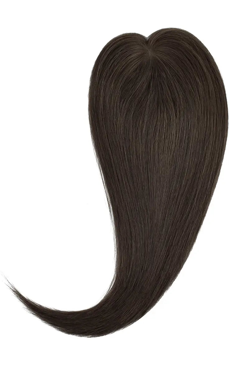 Flavia Silk Top Remy Human Hair Topper #1 Natural Black