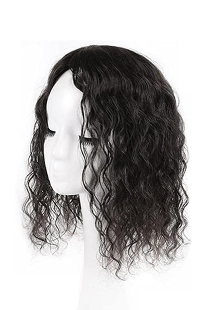 Flavia-C02  Wave Curly Human Hair Toppers