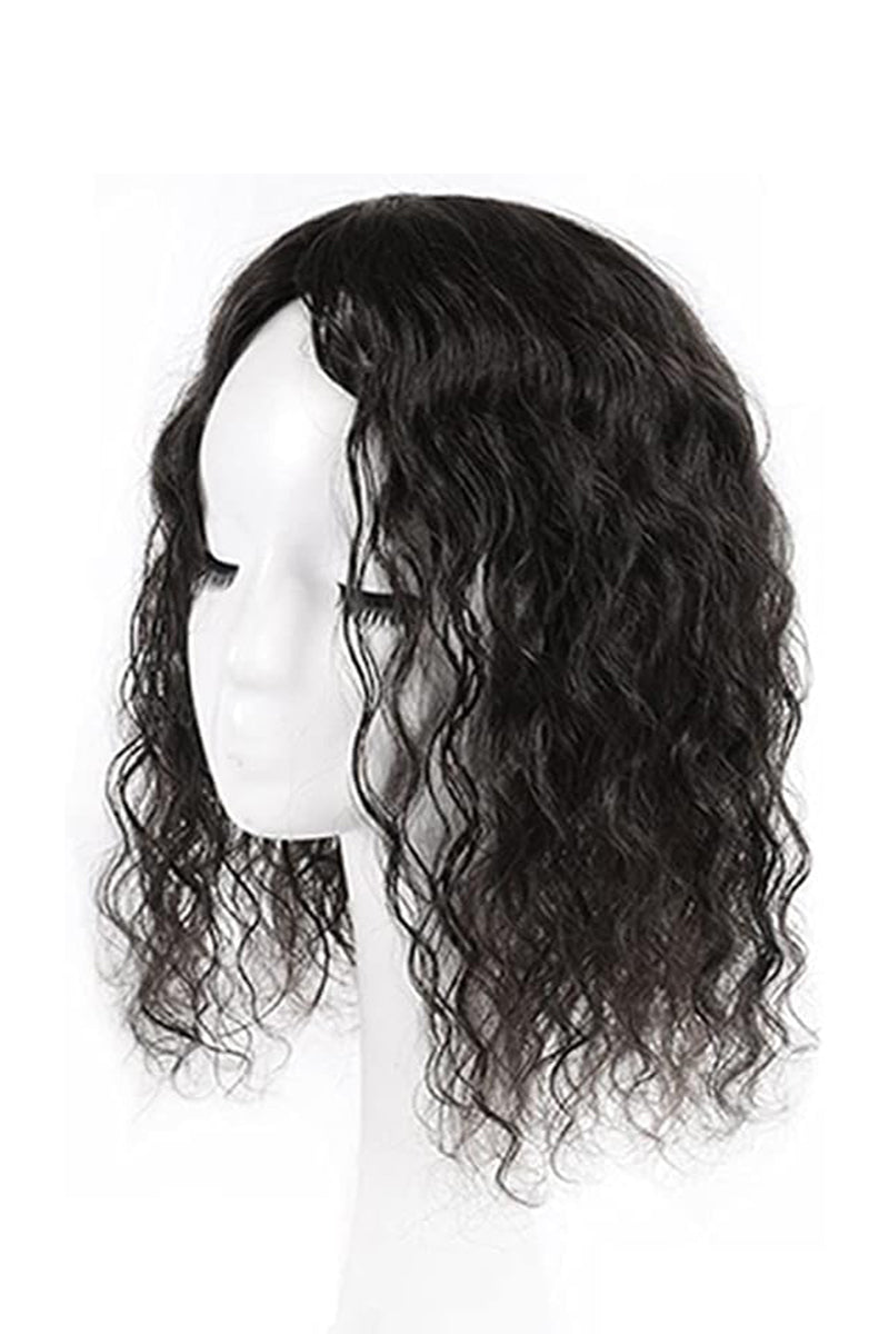 Flavia-C02  Wave Curly Human Hair Toppers