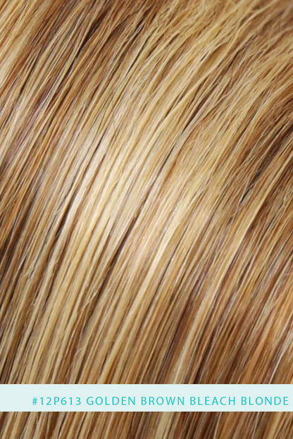 Topper de cabello humano Remy con seda Flavia-B1