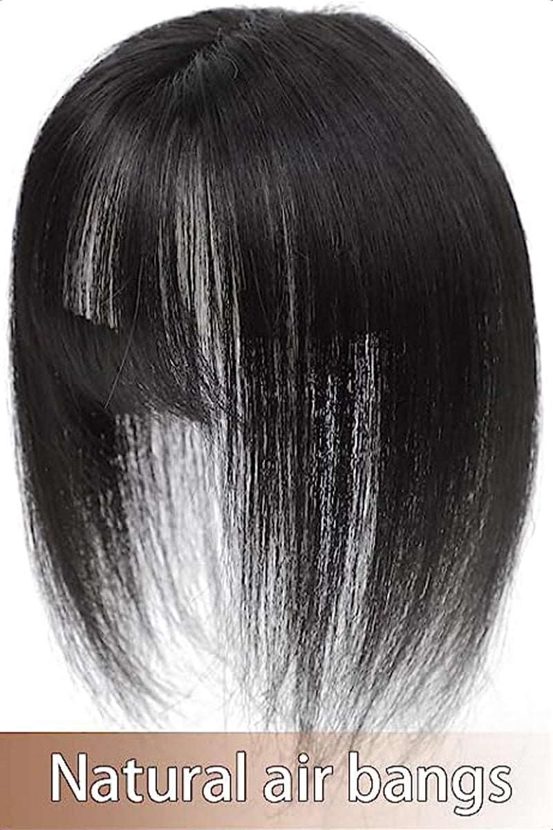 Carol Human Hair Topper for Hair Loss Solutions Natural Black