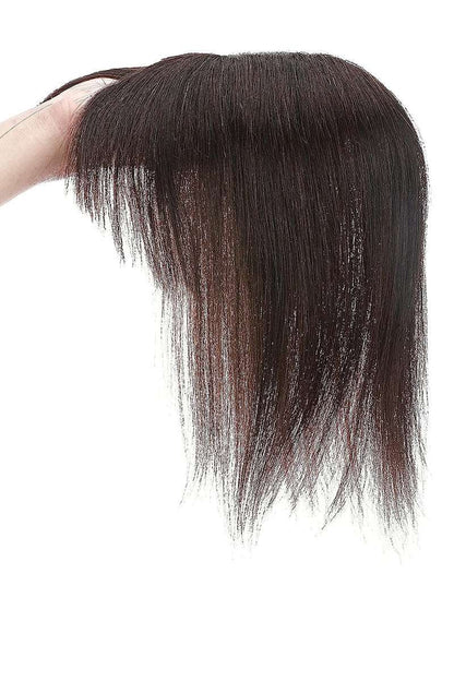 Carol Human Hair Topper for Hair Loss Solutions Medium Brown